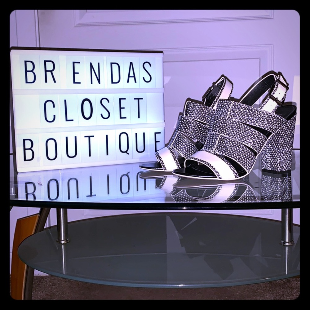 Natalie Caged Slingback Dress Sandals